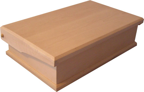 Shallow Basswood Box 8 1/2" x 14" x 3 5/8"